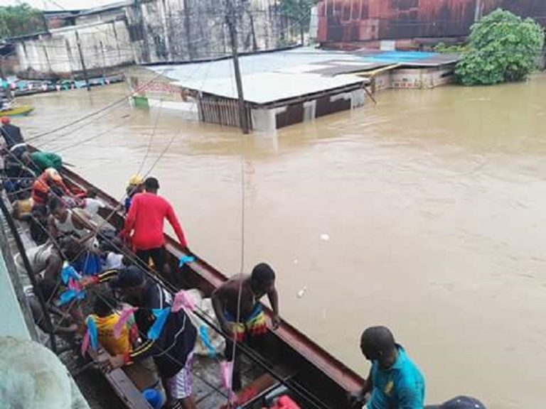 Emergencia en el Chocó por las fuertes inundaciones