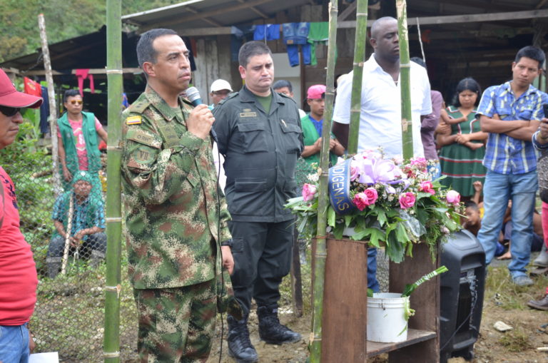 El día en que el general tuvo que pedir perdón a la nación Embera del Chocó