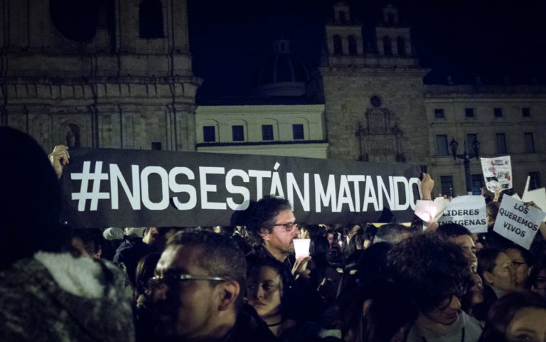 Inicio de año sangriento: 18 líderes sociales asesinados