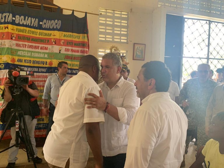 Duque reduce el problema de Bojayá a la presencia de “narcotraficantes con nombres sofisticados”