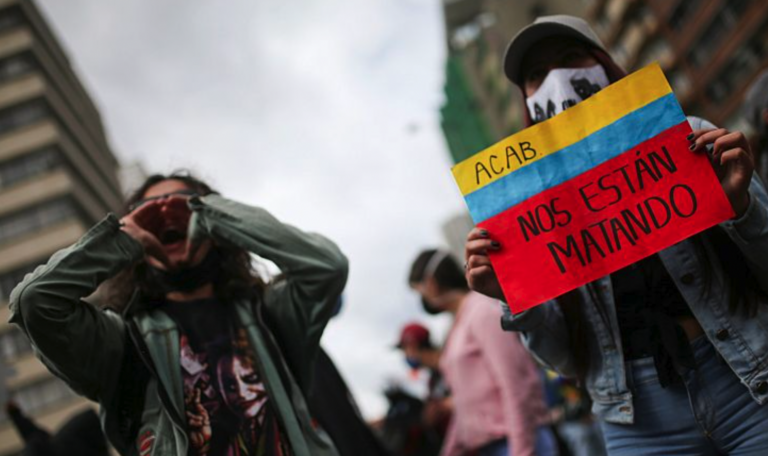 El Estado mata a los jóvenes en Colombia